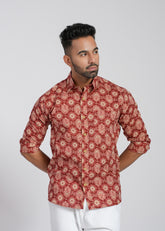 Cotton Printed Full Sleeve Shirt
